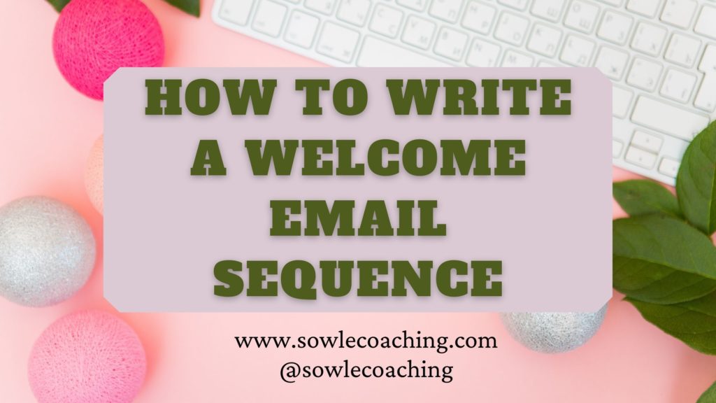 Welcome email sequence in email marketing