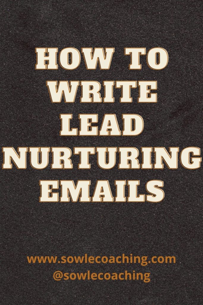 Lead nurturing emails